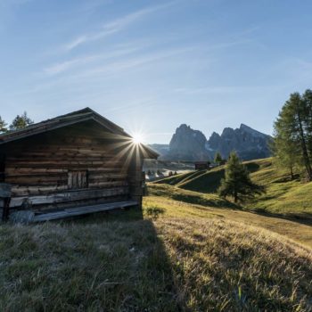 Sunrise on the Alpe di Siusi