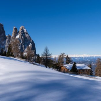 Inverno sull'Alpe di Siusi