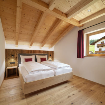 Bedroom at the Schartnerhof in Fiè allo Sciliar