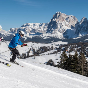 Sciare con la famiglia sull'Alpe di Siusi